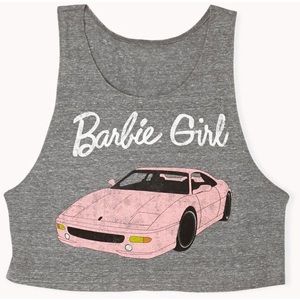 Forever 21 Barbie Girl Crop Top Size M